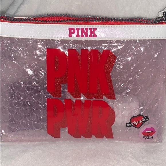 VS Pink PNk PWR Beauty Makeup Bag - Picture 13 of 16